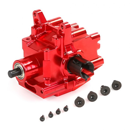 Upgrade Spare Parts Kit CNC Metal Front Rear Differential Gearbox Gear Box for Rofun Rovan 1/5 LT RC Car Truck 87170 87171