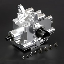 Upgrade Spare Parts Kit CNC Metal Front Rear Differential Gearbox Gear Box for Rofun Rovan 1/5 LT RC Car Truck 87170 87171