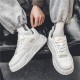 2025 New Style Men's White Shoes Casual Height Increase PU Upper Men Designer Sneakers