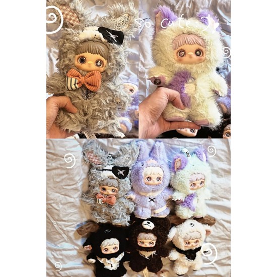 Maymei Dark Forest Series Kawaii HiToys Plushie Vinyl Figure Cute Xmas Gift 1 Pack Mystery Box Keychain Pendant V2 Plush Box