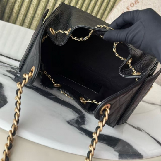 Guangzhou Genuine Leather Quilted Hobo Bag for Women 25C Hippie Drawstring Chain Bag High Quality Cotton Dual Bohemian Summer