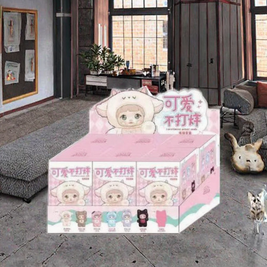 Stock 6pcs Nommi Glutinous Rice Series Plush Blind Box Cute Not Closing Whole Hand-made Play Doll Orn Featuring Cinnamoroll