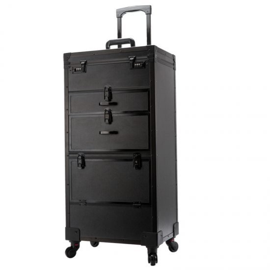 Large Double-Password Toolbox for Beauty Salons New Stylist Trolley with Hairdressing Tools Personal Care Product