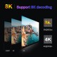 H96 MAX V58 CODEED 8K Streaming Best Wifi 6 Internet OTT Superbox Google Smart Android 12.0 Set-top TV Box Without IPTV