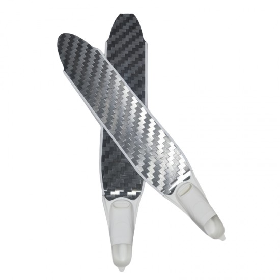 Professional Adult Diving Fins High Quality 12K Carbon Fiber Blade 1 Meter Long for Freediving
