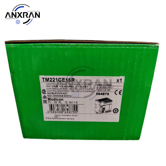 For Schneider TM221CE16R Modicon M221 16I/O Relay Ethernet Integrated Programmable Controller