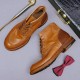 Durable and comfortable leather shoes, handcrafted minimalist cowhide boots, washable genuine leather boots