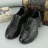100% South African ostrich leather casual shoes for men, suitable for sports and running.