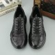 100% South African ostrich leather casual shoes for men, suitable for sports and running.