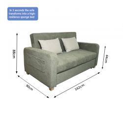 Foreign Trade Export Multifunctional Folding Double Sofa Bed Dual-use Leisure Lazy Transformation Furniture