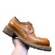 High-Quality Genuine Leather Men's Oxford Shoes Business-Casual Style Thick-Soled Lace-Up Closure Stylish
