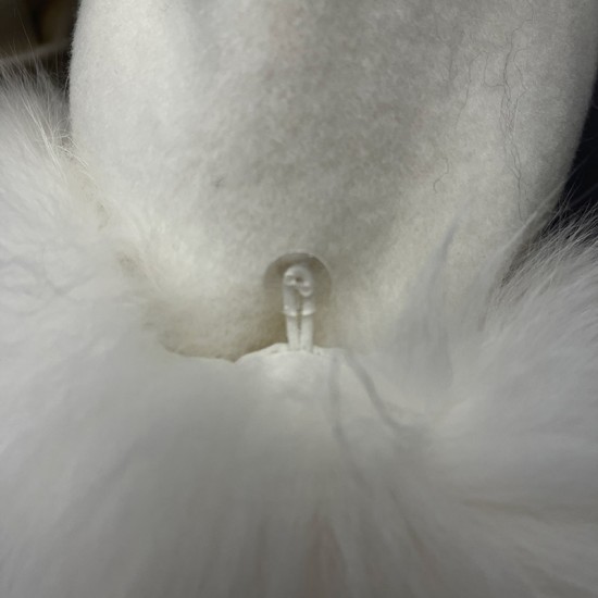 Windproof Fox Fur Collar Cuffs Handmade Double Sided Cashmere Coats Winter Long Trench Wool Coats for Women