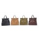 Vintage Vegetable-Tanned Leather Tote Bag - Women's Multi-Functional Handbag/Shoulder/Crossbody Bag with Retro Design