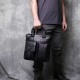 Messenger Bag for Men Crossbody Shoulder Purse Small Vintage PU Leather Satchel Pouch Side Crossover Handbag