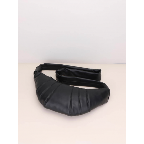 Imported Sheepskin Horn Backpack Genuine Leather Handbag Wallet Dumpling Bag with Open Style Fashion Messenger Bag