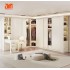 JYN Closet Wardrobe System for Bedroom Furniture Free Design Clothes Storage Shelves Cabinets with Dressing Table