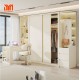JYN Closet Wardrobe System for Bedroom Furniture Free Design Clothes Storage Shelves Cabinets with Dressing Table