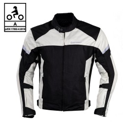 Befast DUNA CE summer jacket Black grey  5XL