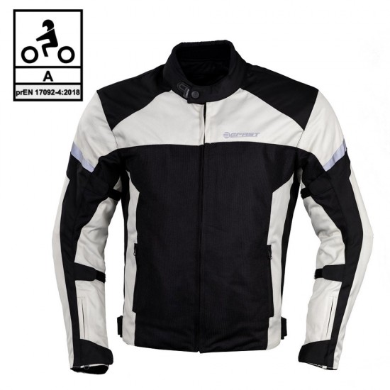 Befast DUNA CE summer jacket Black grey  5XL