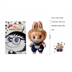 L a B U Flip WITH ME LETS CHECKMATE King ZIMOMO FALL in WILD CLOSE to SWEET 38CM PLUSH DOLL VANS WINGS of FANCY JUMP for JOY