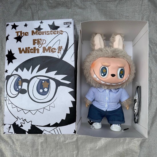 In-Stock for LABUBU Summer Collection 38CM Vinyl Plush Doll Trendy Other Animals Figure Toys