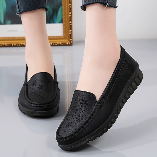 SA 2025 Autumn Leather Soft Bottom Fashion Casual Shoes
