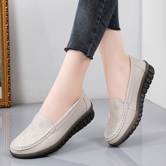 SA 2025 Autumn Leather Soft Bottom Fashion Casual Shoes