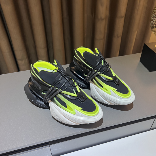 Branded for Balmain Space Spaceship Spring Mesh Thick-Soled Height-Increasing Sports Dad Shoes