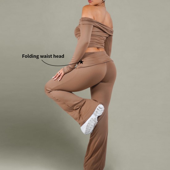 Women Casual Sports Yoga Wear 2pcs High-Stretch Quick Dry Breathable Gym Workout Clothes Sets