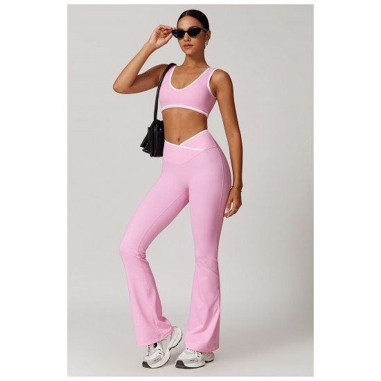 Women's Sports Wear Gym Fitness Yoga Sets Fitness Clothing Activewear Sets Women Sportswear V Waist Workout Clothes for Women