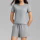 Customized Women's Sportswear Sets - Short-sleeved Shorts and Gym Workout Clothes - Pilates Sets for Exercise Training