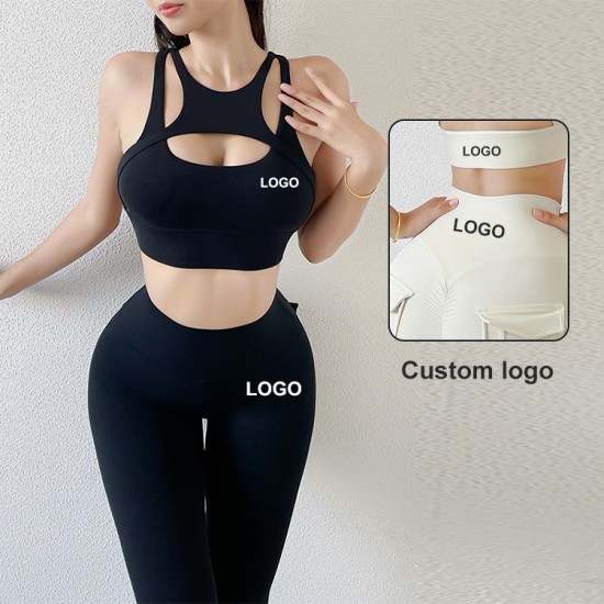 Customization Fitness Training Clothes Workout Sports Set Yoga Wear Activewear for Women