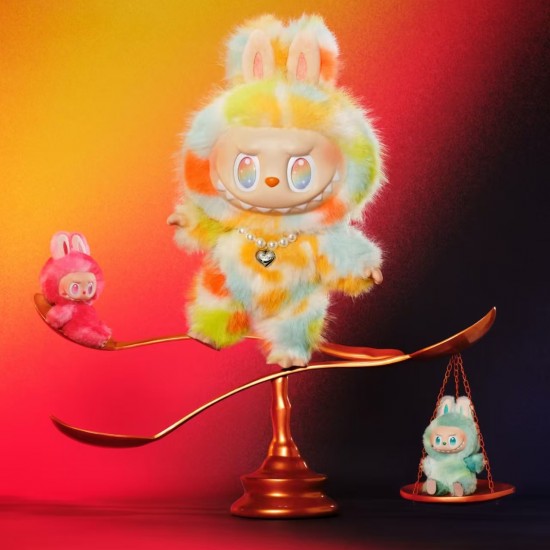 Original POPMART the Monsters Series Rock  the Unverse Vinyl Plush Doll Surprise Feature Home Decor