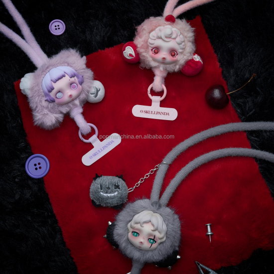 Original SKULLPANDA You Found Me Series Phone Lanyard Keychain Plush Mini Bag Blind Box Sp Kawaii Figurines Toy Christmas