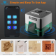Yeelaser Mini DIY 5W Diode Laser Marking Machine for Wooden Keychains, Blank Leather Pendants, and Promotional Gift Engraving