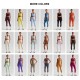 Sportswear Wholesale Fitness Clothes Gym Wear Tops Women Outfits Two Piece Set Clothing Yoga Clothing Nylon and Spandex