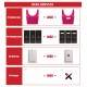 Sportswear Wholesale Fitness Clothes Gym Wear Tops Women Outfits Two Piece Set Clothing Yoga Clothing Nylon and Spandex