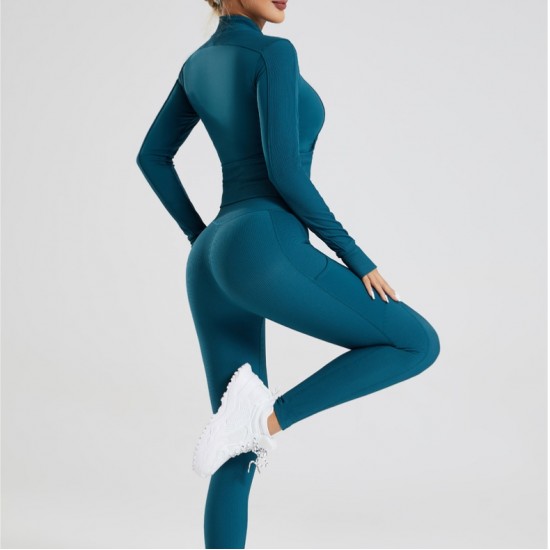 Gym Apparel Sets Sports Clothes Fitness Athletic Compression Leggings Sets for Women