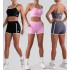 Gym Clothes Sportswear Two Pieces Yoga Suit Gym Fitness Yoga Sets for Women Active Wear Gym Fitness Yoga Set