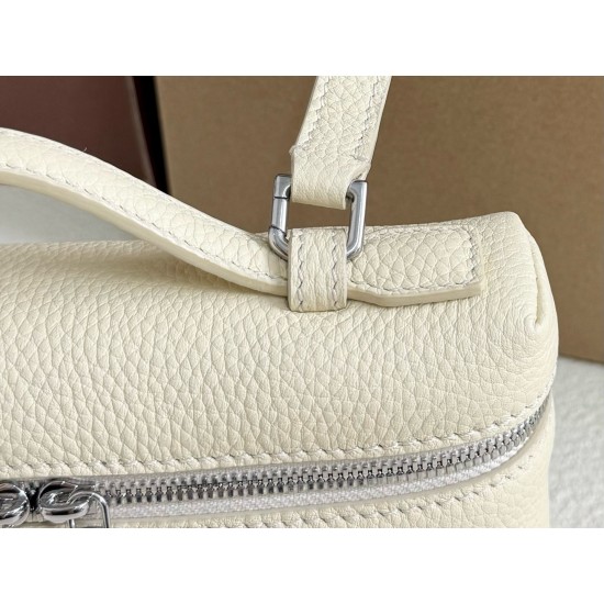 Genuine Leather Designer Handbags Women Small Square Makeup Bag Simply Fashionable Rice Box Bag Ladies Shoulder Hand Bag