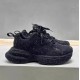 High Quality 2024 Women's Chunky Sneakers with Lace-Up Closure New Casual Style Fashion Walking Shoes Mesh Lining
