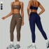 New Pilates Yoga Set Custom Gym Clothes Woman High Quality Gym Fitness Sets Sportswear Running Yoga Leggings and Sports Bra Set