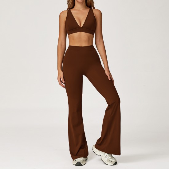 2pcs Gym Fitness Set Women's Clothes Gym Workout Sportswear Fitness Clothes Activewear Workout Sets