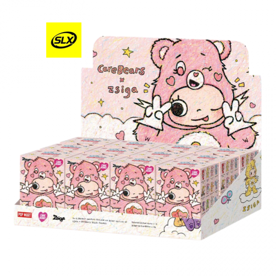 POPMART New Halloween Plush Keychain Zsiga Careful love Bears Series Figures Mystery Box Christmas Decorations