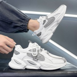 Factory Customizable Men's Breathable Casual Sports Shoes Fashion Leisure Runners Mesh for Students for Winter Spring Autumn