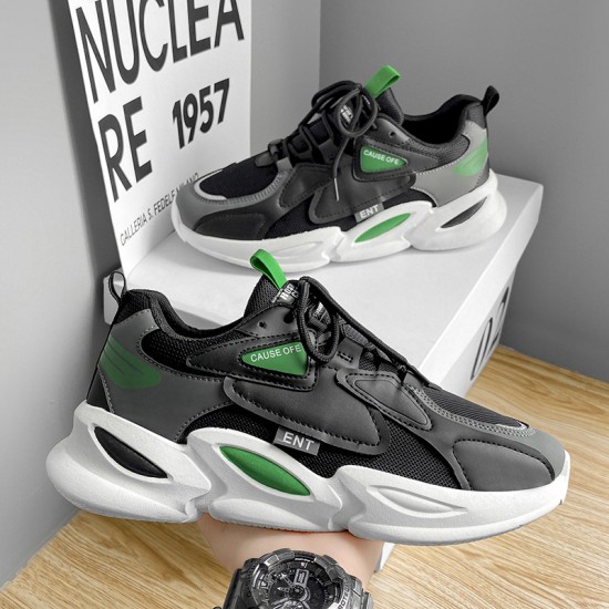 Factory Customizable Men's Breathable Casual Sports Shoes Fashion Leisure Runners Mesh for Students for Winter Spring Autumn