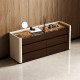 Modern 5-Drawer Wooden Chest Drawers Dresser Wide Storage Cabinet for Bedroom Bedside for Clothes Lingerie Hospital/Warehouse