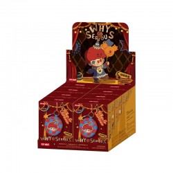 New Genuine Popmart Original WHY so SERIOUS SERIES Pendant Chain Blind Box Mystery Boxes Cute Keychain for Halloween Present