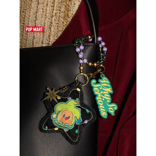 New Genuine Popmart Original WHY so SERIOUS SERIES Pendant Chain Blind Box Mystery Boxes Cute Keychain for Halloween Present