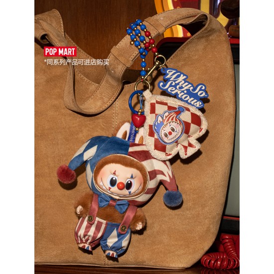 New Genuine Popmart Original WHY so SERIOUS SERIES Pendant Chain Blind Box Mystery Boxes Cute Keychain for Halloween Present